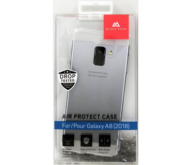 Etui BLACK ROCK Air Protect do Samsung A8 2018 przezroczyste - 1383002 - zdjęcie 2